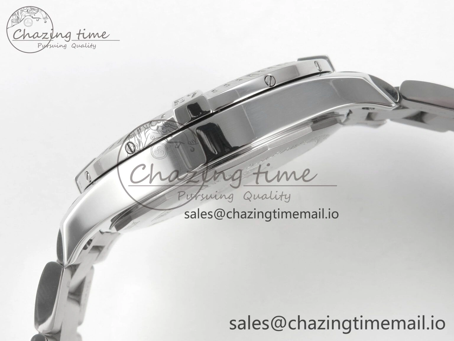 Colt Automatic 44mm TF1:1 Best Edition Gray Dial on SS Bracelet A2824 V Minimalist 5409