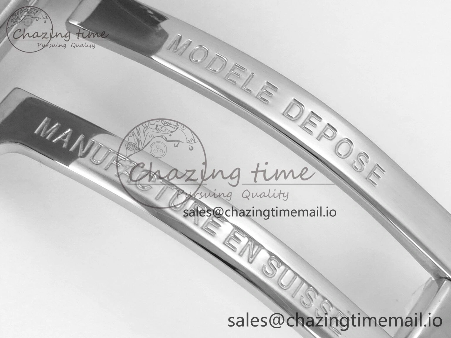 Colt Automatic 44mm TF1:1 Best Edition Gray Dial on SS Bracelet A2824 V Minimalist 5409