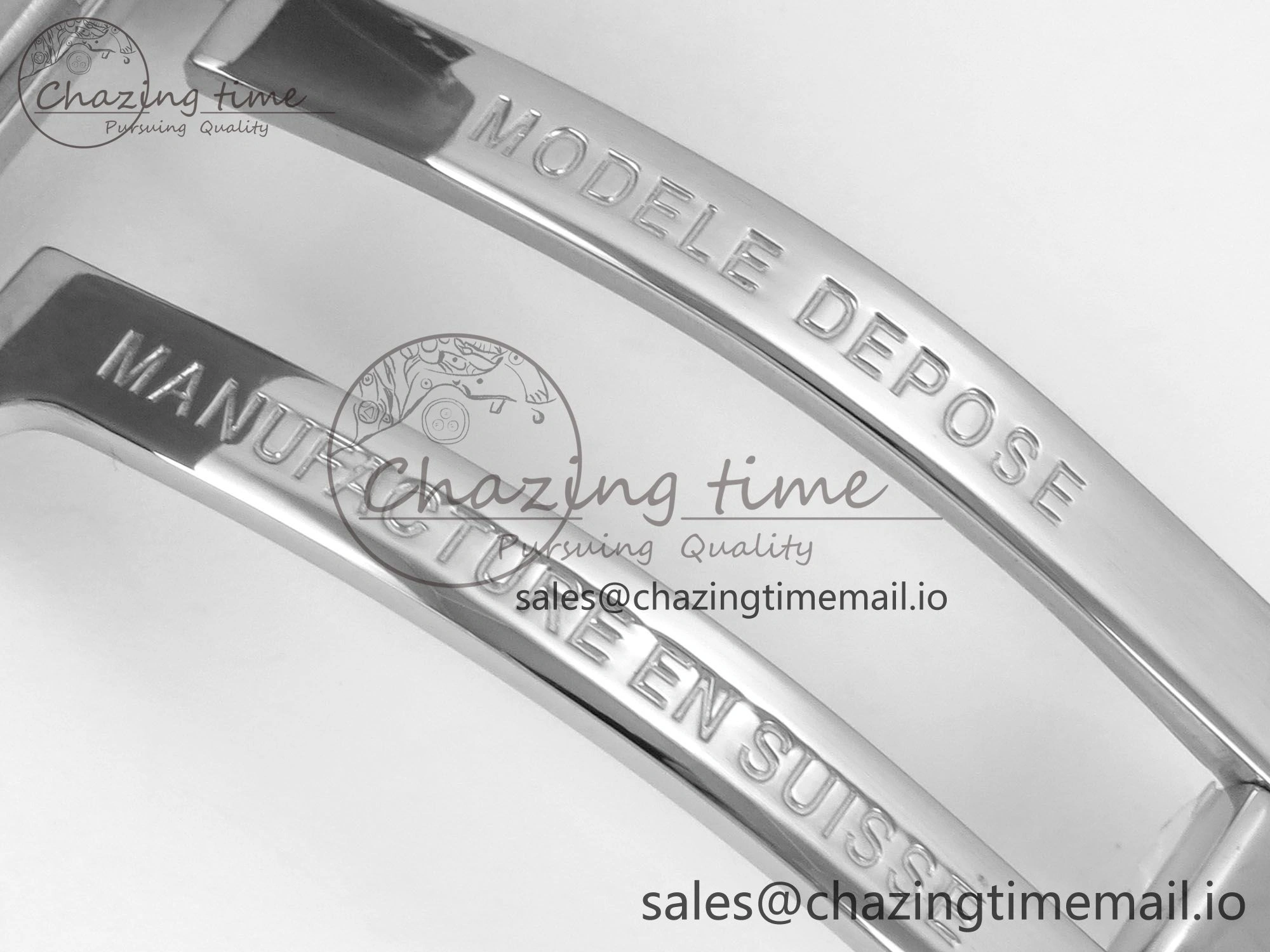 Colt Automatic 44mm TF1:1 Best Edition Gray Dial on SS Bracelet A2824 V Minimalist 5409