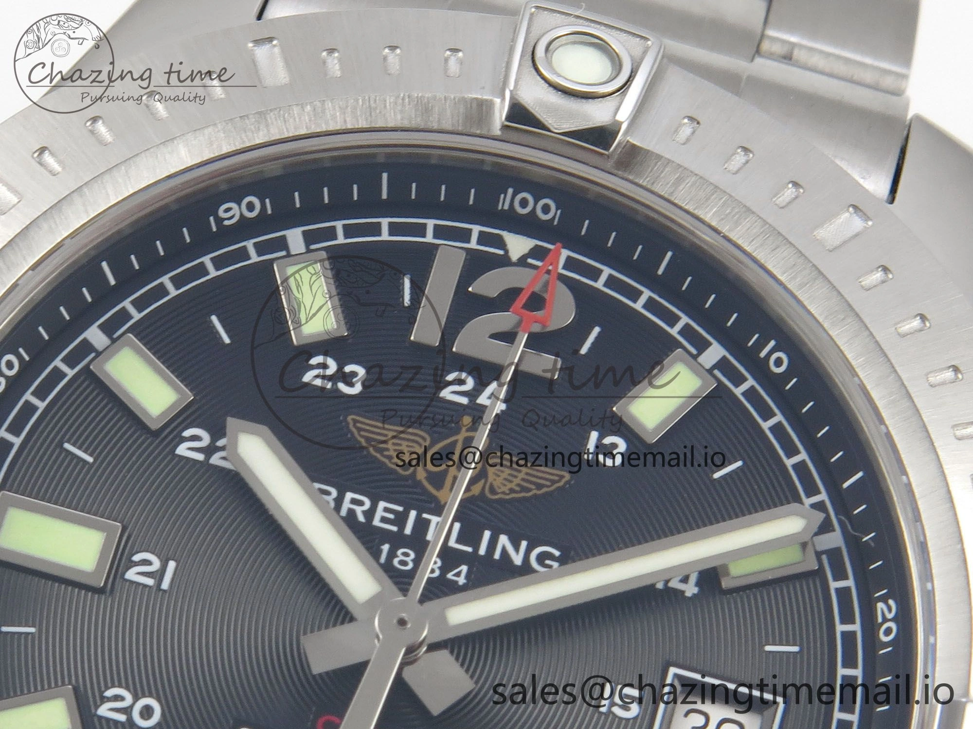 Colt Automatic 44mm TF1:1 Best Edition Gray Dial on SS Bracelet A2824 V Minimalist 5409