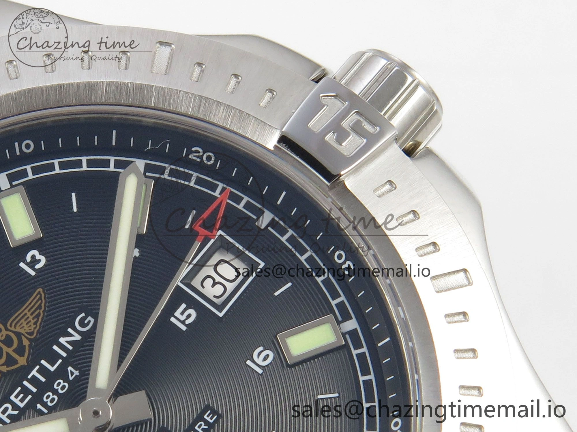 Colt Automatic 44mm TF1:1 Best Edition Gray Dial on SS Bracelet A2824 V Minimalist 5409