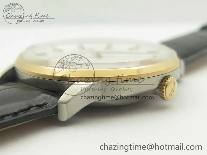 Commander Big Date RG OXF White Dial on Black Leather Strap A Flexible 7607