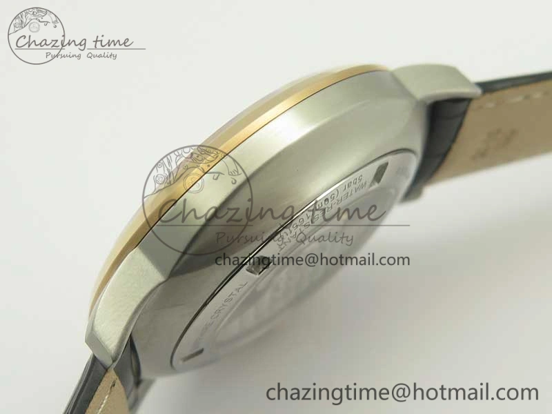 Commander Big Date RG OXF White Dial on Black Leather Strap A Flexible 7607