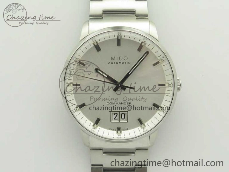 Functional Commander Big Date SS OXF White Dial on SS Bracelet A 7606