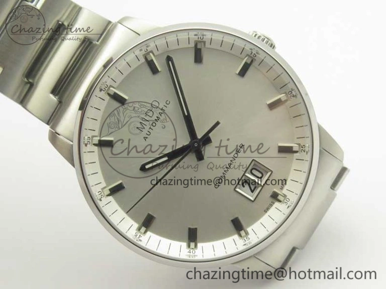 Functional Commander Big Date SS OXF White Dial on SS Bracelet A 7606