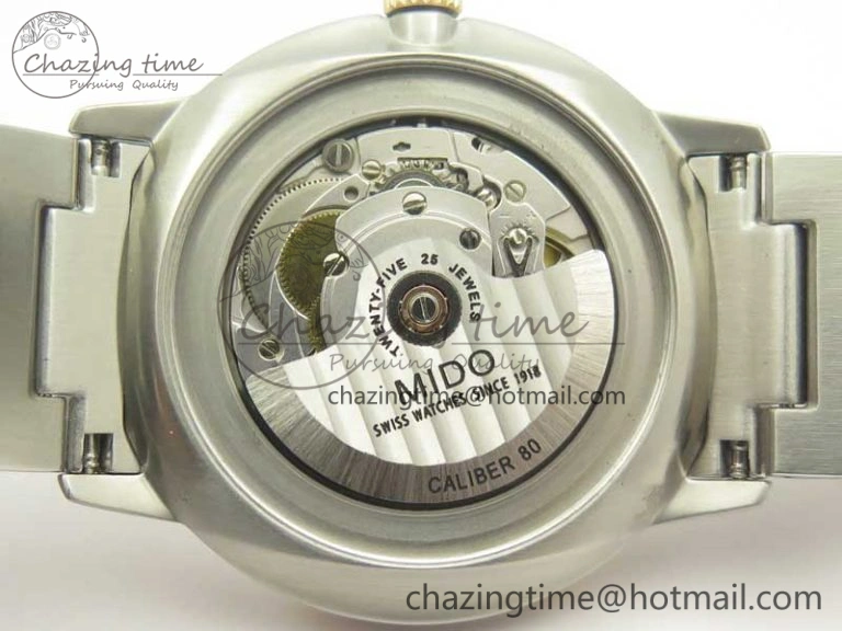 Commander Big Date SS RG OXF White Dial on SS RG Bracelet A WellDesigned 7604