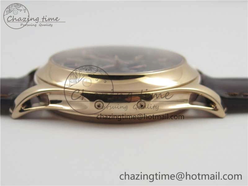 Fashionable Complications 5205R RG GRF Best Edition Black Dial on Brown Leather Strap A 8958