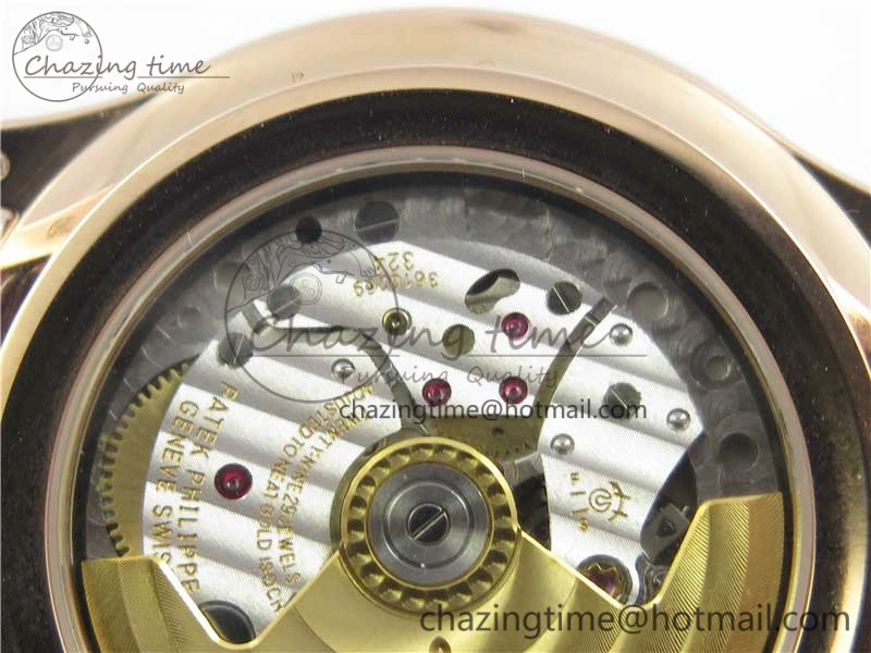 Fashionable Complications 5205R RG GRF Best Edition Black Dial on Brown Leather Strap A 8958