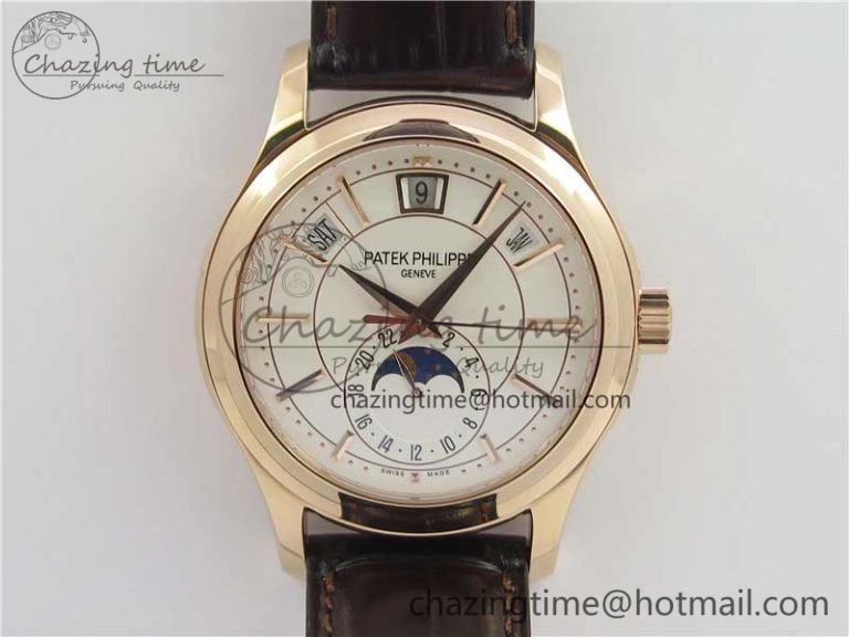 Complications 5205R RG GRF Best Edition White Dial on Brown Leather Strap A NewStyle 8957