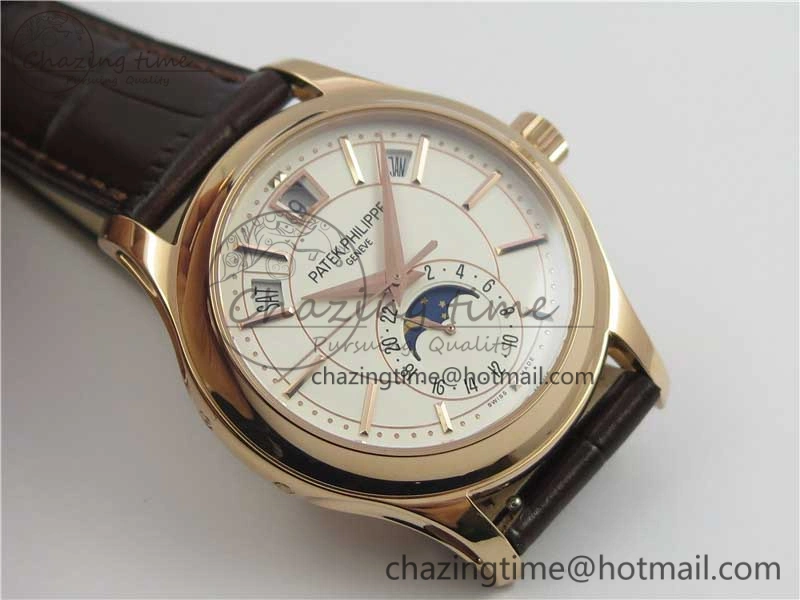 Complications 5205R RG GRF Best Edition White Dial on Brown Leather Strap A NewStyle 8957