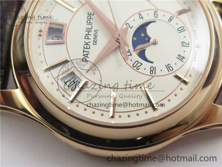 Complications 5205R RG GRF Best Edition White Dial on Brown Leather Strap A NewStyle 8957