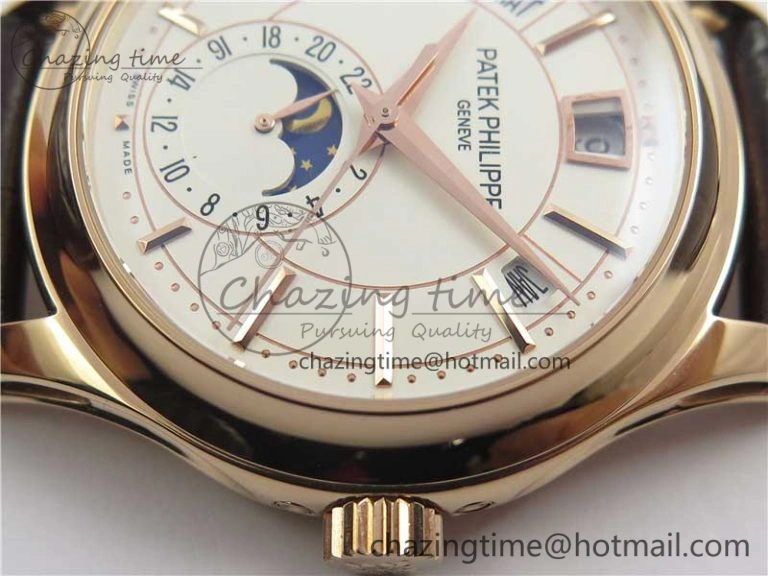 Complications 5205R RG GRF Best Edition White Dial on Brown Leather Strap A NewStyle 8957