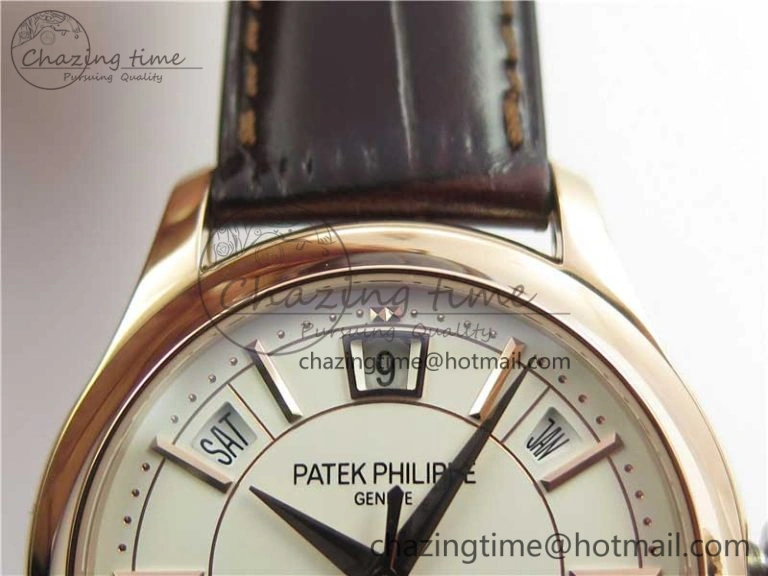 Complications 5205R RG GRF Best Edition White Dial on Brown Leather Strap A NewStyle 8957