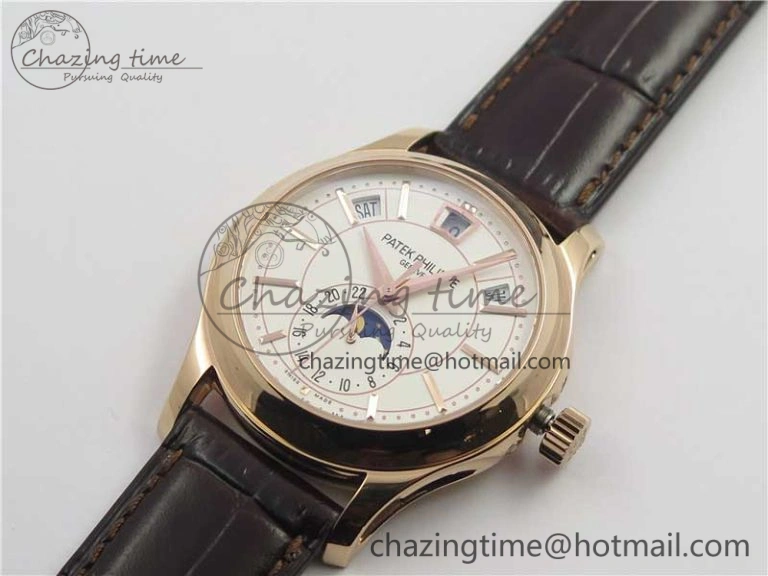 Complications 5205R RG GRF Best Edition White Dial on Brown Leather Strap A NewStyle 8957