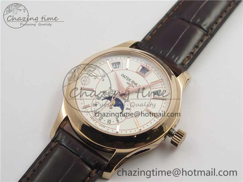 Complications 5205R RG GRF Best Edition White Dial on Brown Leather Strap A NewStyle 8957
