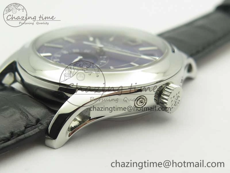 Complications Series Moonphase SS KMF Blue Dial On Black Leather Strap Cal. TravelReady 8999