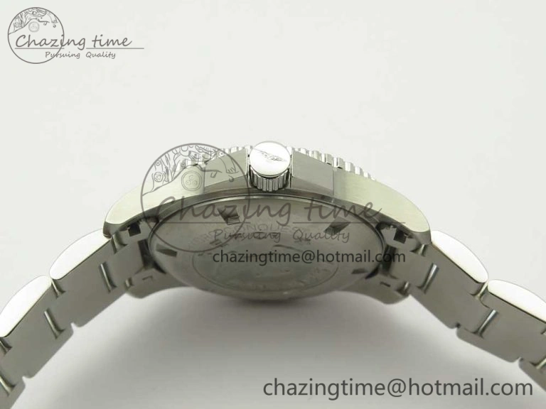 Conquest L3.840.4.56.6 Real Ceramic Bezel SS ZF 1:1 Best Edition Blue dial On SS Bracelet A Contemporary 7580