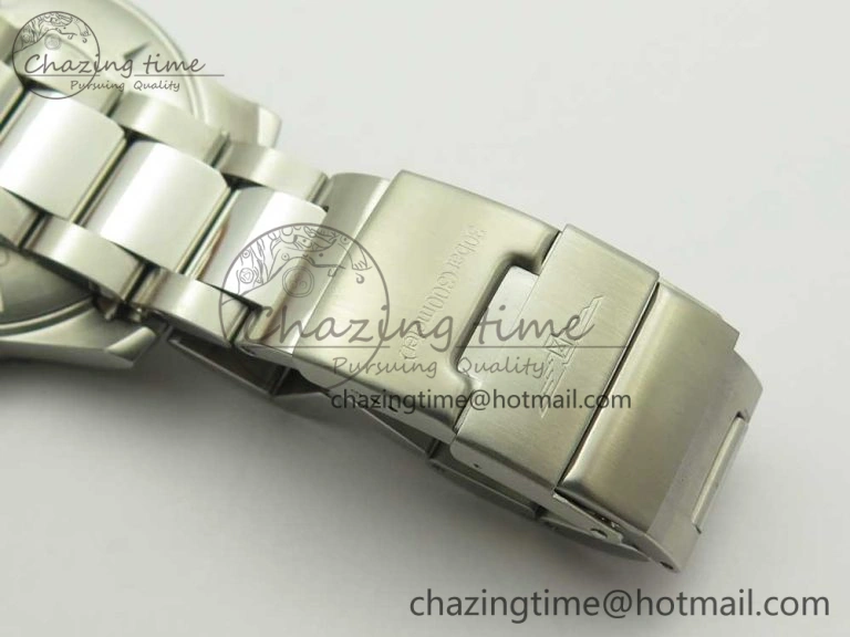 Conquest L3.840.4.56.6 Real Ceramic Bezel SS ZF 1:1 Best Edition Blue dial On SS Bracelet A Contemporary 7580