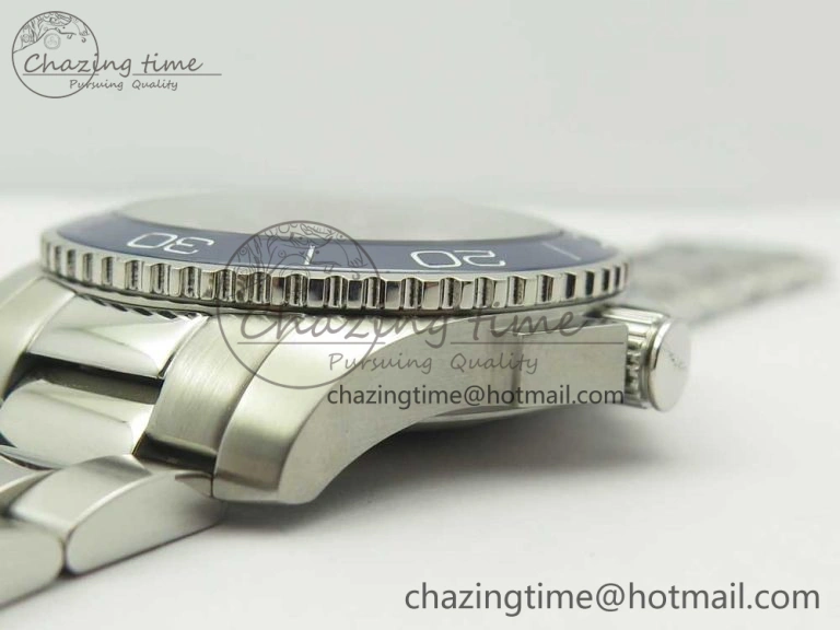 Conquest L3.840.4.56.6 Real Ceramic Bezel SS ZF 1:1 Best Edition Blue dial On SS Bracelet A Contemporary 7580