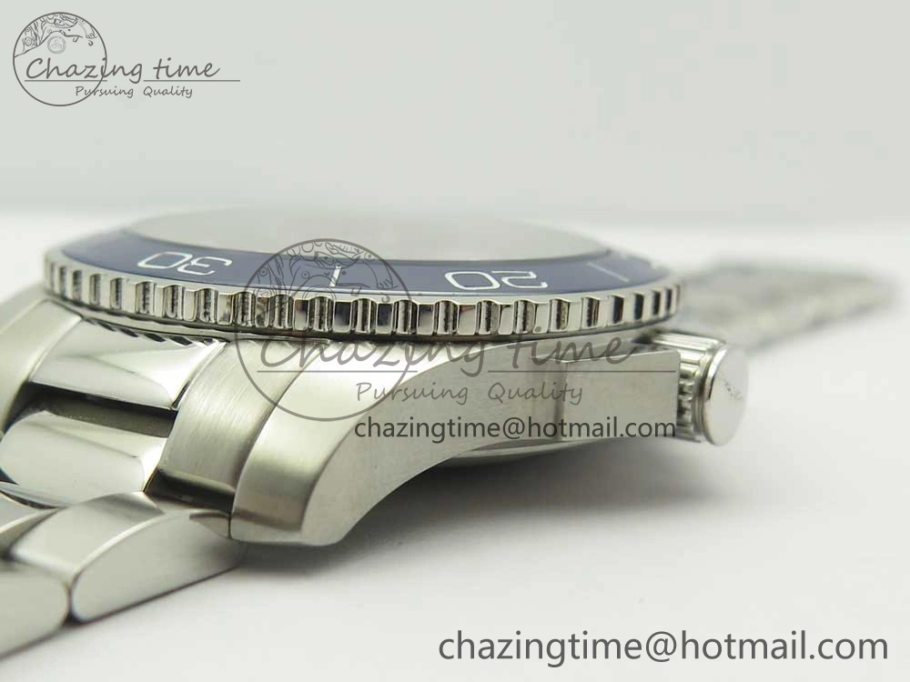 Conquest L3.840.4.56.6 Real Ceramic Bezel SS ZF 1:1 Best Edition Blue dial On SS Bracelet A Contemporary 7580