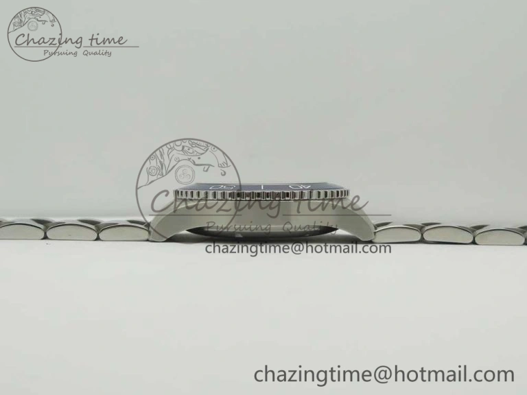 Conquest L3.840.4.56.6 Real Ceramic Bezel SS ZF 1:1 Best Edition Blue dial On SS Bracelet A Contemporary 7580