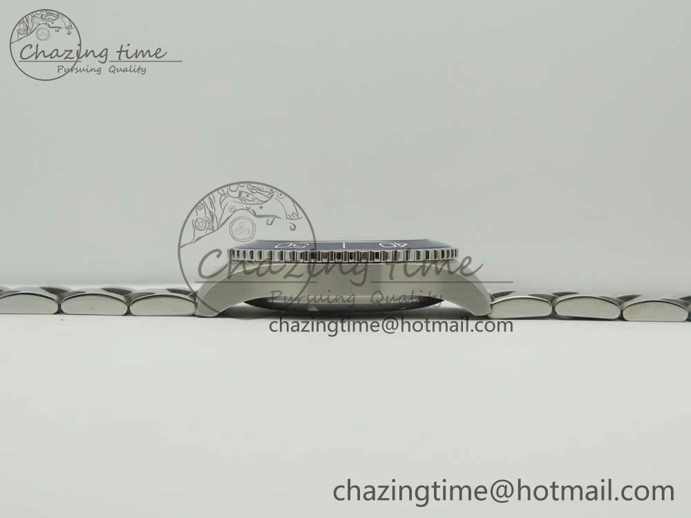 Conquest L3.840.4.56.6 Real Ceramic Bezel SS ZF 1:1 Best Edition Blue dial On SS Bracelet A Contemporary 7580