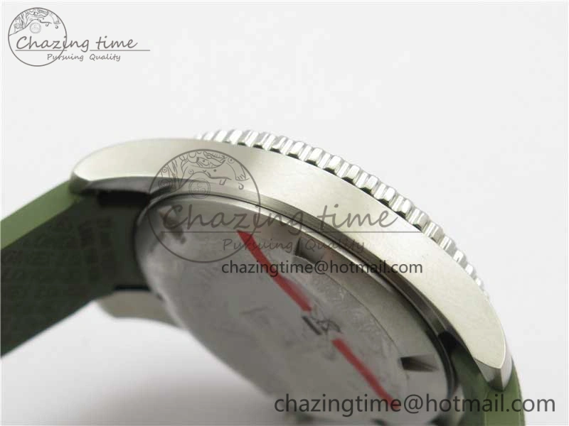 SmartChoice Conquest L3.840.4.56.6 Real Ceramic Bezel SS ZF 1:1 Best Edition Green Dial On Green Rubber Strap A 7574