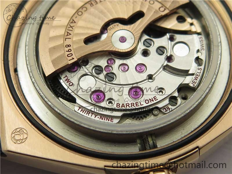 Affordable Constellation 131.33.41.21.03.001 RG TW Best Edition Blue Dial On Gummy Strap A 7868