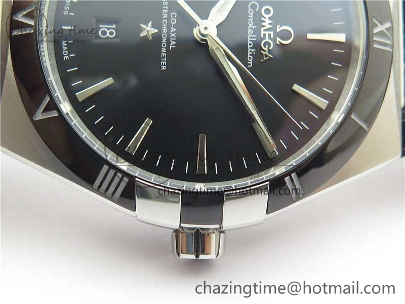 Constellation 131.33.41.21.03.001 SS TW Best Edition Black Dial On Gummy Strap A Vibrant 7873