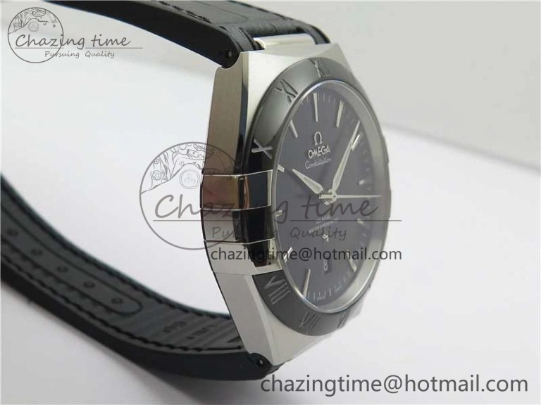 Constellation 131.33.41.21.03.001 SS TW Best Edition Black Dial On Gummy Strap A Vibrant 7873