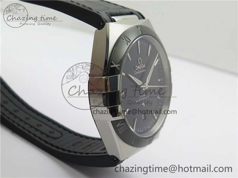 Constellation 131.33.41.21.03.001 SS TW Best Edition Black Dial On Gummy Strap A Vibrant 7873