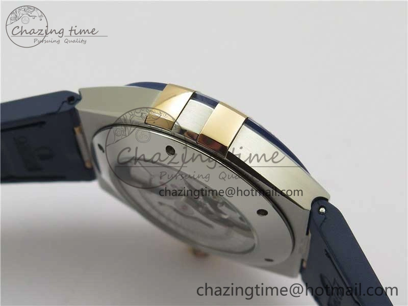 ModernLook Constellation 131.33.41.21.03.001 SS RG TW Best Edition Blue Dial On Gummy Strap A 7872