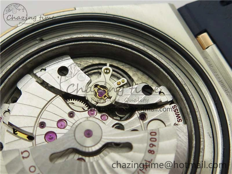 ModernLook Constellation 131.33.41.21.03.001 SS RG TW Best Edition Blue Dial On Gummy Strap A 7872
