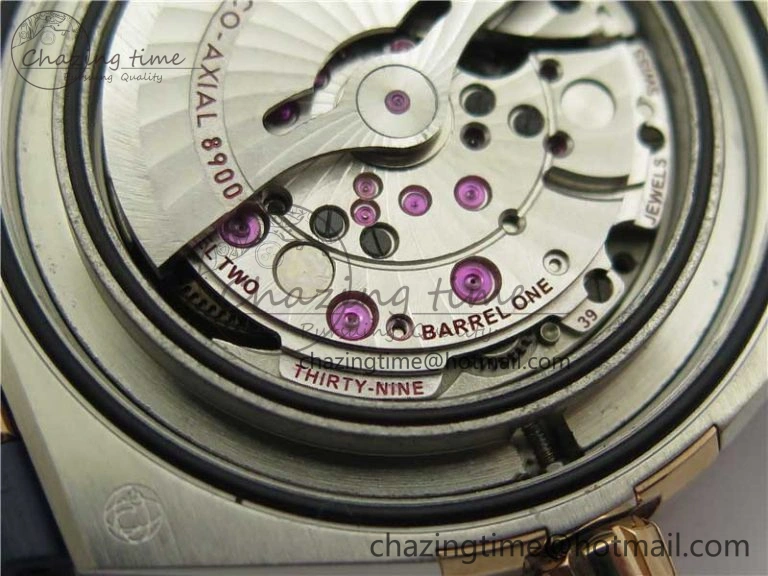 ModernLook Constellation 131.33.41.21.03.001 SS RG TW Best Edition Blue Dial On Gummy Strap A 7872