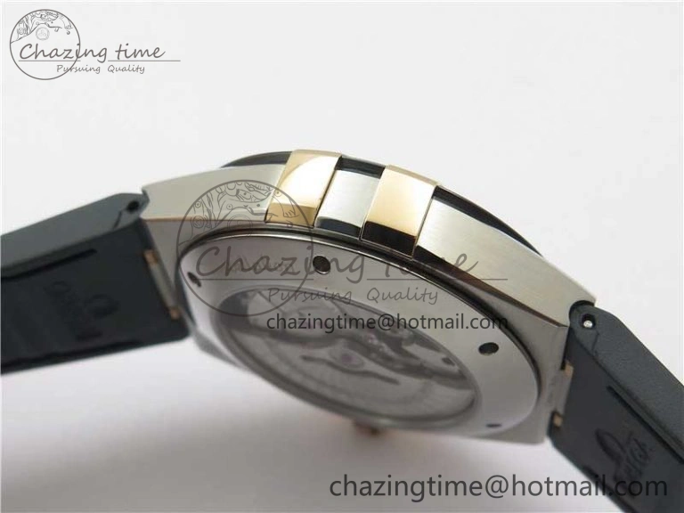 Constellation 131.33.41.21.03.001 SS RG TW Best Edition White Dial On Gummy Strap A EasyCare 7875