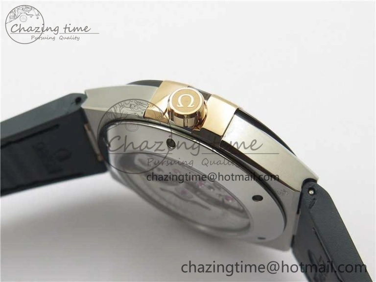 Constellation 131.33.41.21.03.001 SS RG TW Best Edition White Dial On Gummy Strap A EasyCare 7875