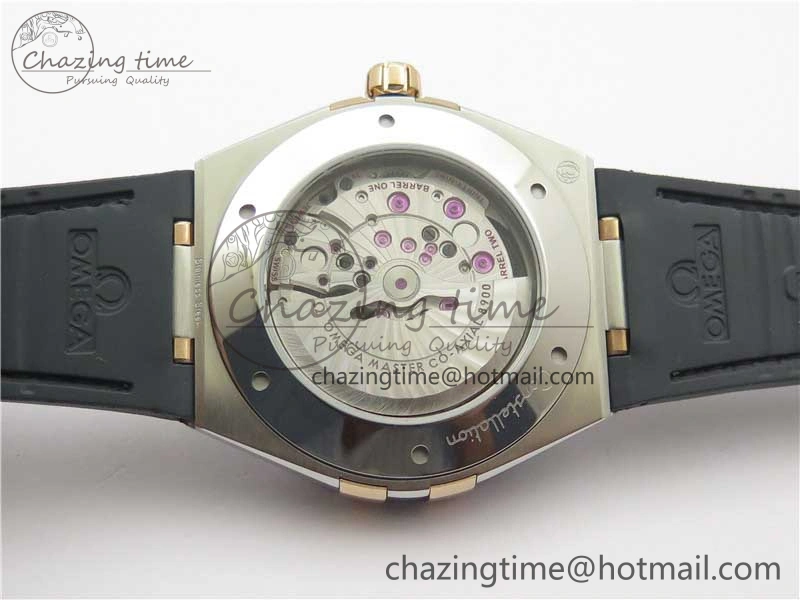 Constellation 131.33.41.21.03.001 SS RG TW Best Edition White Dial On Gummy Strap A EasyCare 7875