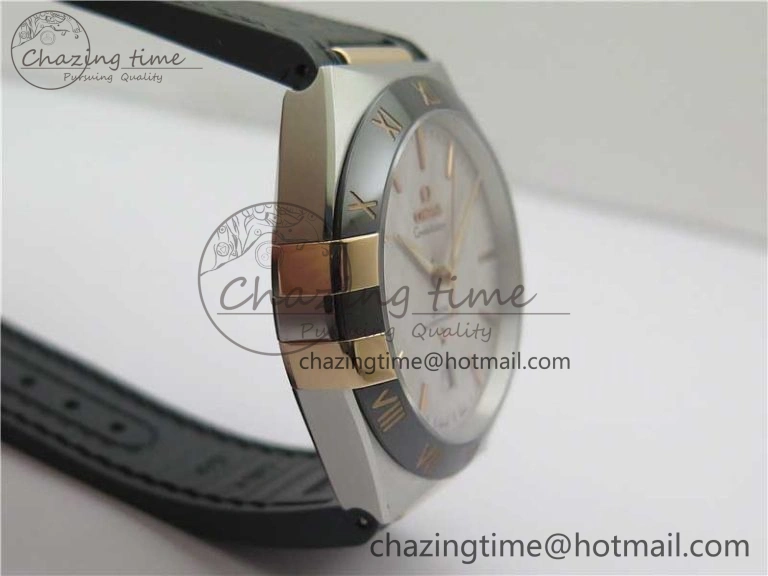 Constellation 131.33.41.21.03.001 SS RG TW Best Edition White Dial On Gummy Strap A EasyCare 7875