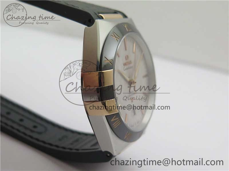 Constellation 131.33.41.21.03.001 SS RG TW Best Edition White Dial On Gummy Strap A EasyCare 7875