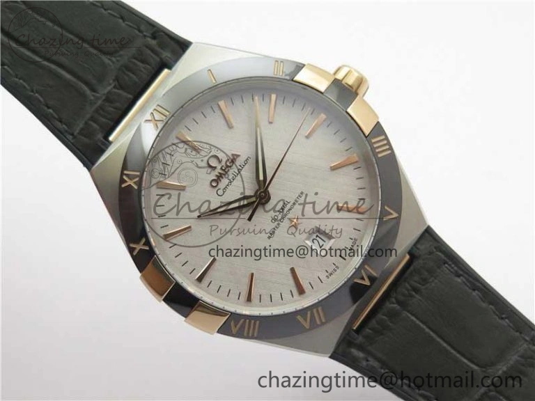 Constellation 131.33.41.21.03.001 SS RG TW Best Edition White Dial On Gummy Strap A EasyCare 7875