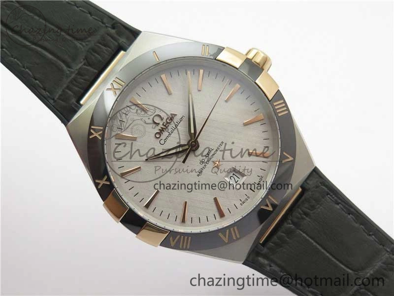 Constellation 131.33.41.21.03.001 SS RG TW Best Edition White Dial On Gummy Strap A EasyCare 7875