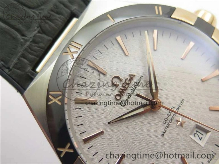 Constellation 131.33.41.21.03.001 SS RG TW Best Edition White Dial On Gummy Strap A EasyCare 7875