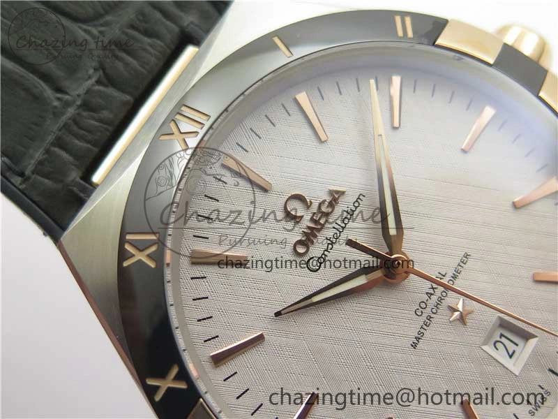 Constellation 131.33.41.21.03.001 SS RG TW Best Edition White Dial On Gummy Strap A EasyCare 7875