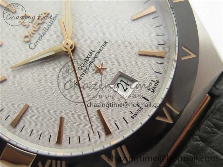 Constellation 131.33.41.21.03.001 SS RG TW Best Edition White Dial On Gummy Strap A EasyCare 7875