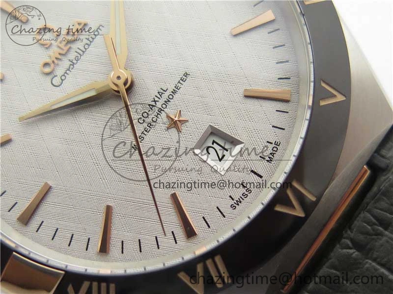 Constellation 131.33.41.21.03.001 SS RG TW Best Edition White Dial On Gummy Strap A EasyCare 7875