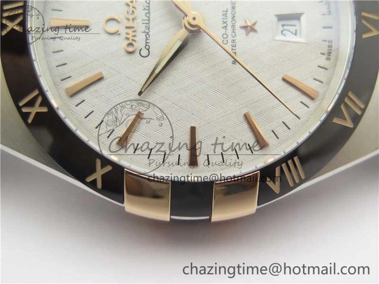 Constellation 131.33.41.21.03.001 SS RG TW Best Edition White Dial On Gummy Strap A EasyCare 7875