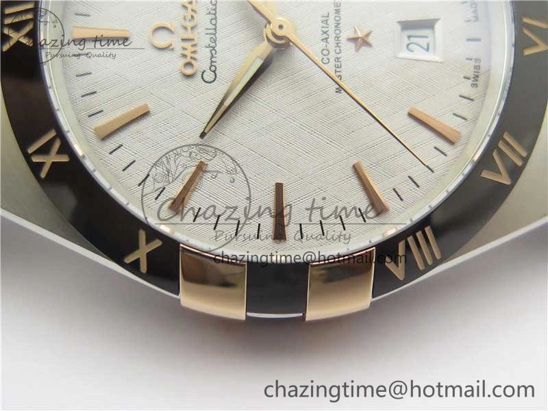 Constellation 131.33.41.21.03.001 SS RG TW Best Edition White Dial On Gummy Strap A EasyCare 7875