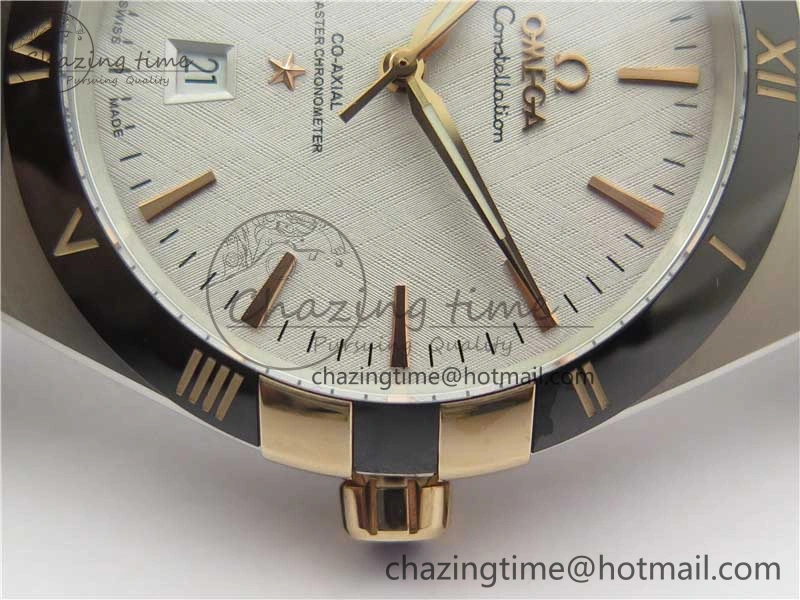 Constellation 131.33.41.21.03.001 SS RG TW Best Edition White Dial On Gummy Strap A EasyCare 7875