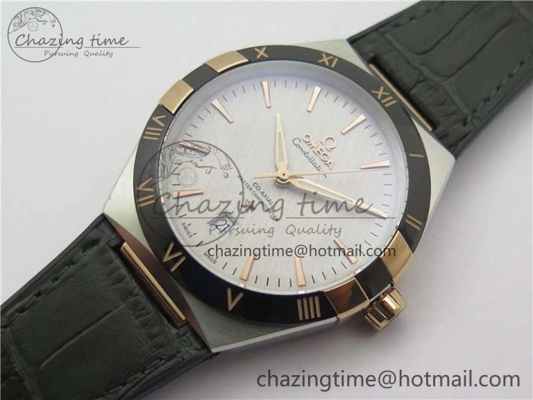 Constellation 131.33.41.21.03.001 SS RG TW Best Edition White Dial On Gummy Strap A EasyCare 7875