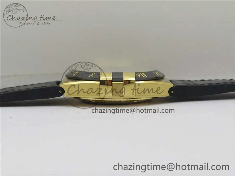 EasyMatch Constellation 131.33.41.21.03.001 YG TW Best Edition Black Dial On Gummy Strap A 7871